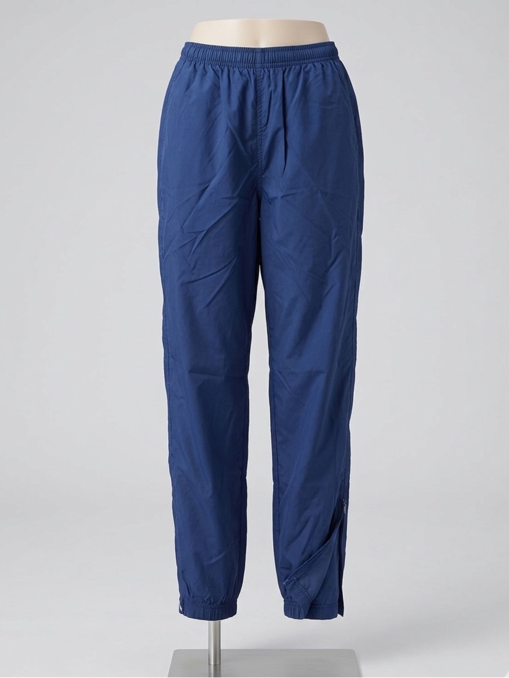 Vintage Nike Navy Blue Windbreaker Track Pants - Youth M (8-10)